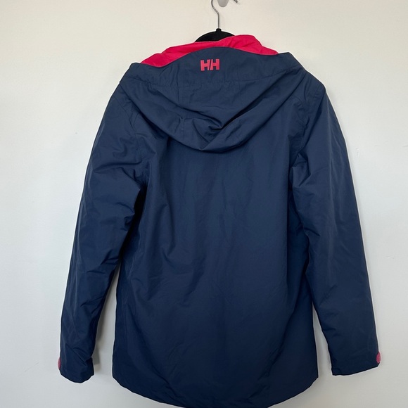 Helly Hansen Dark Blue and Bright Pink jacket L - Picture 6 of 11